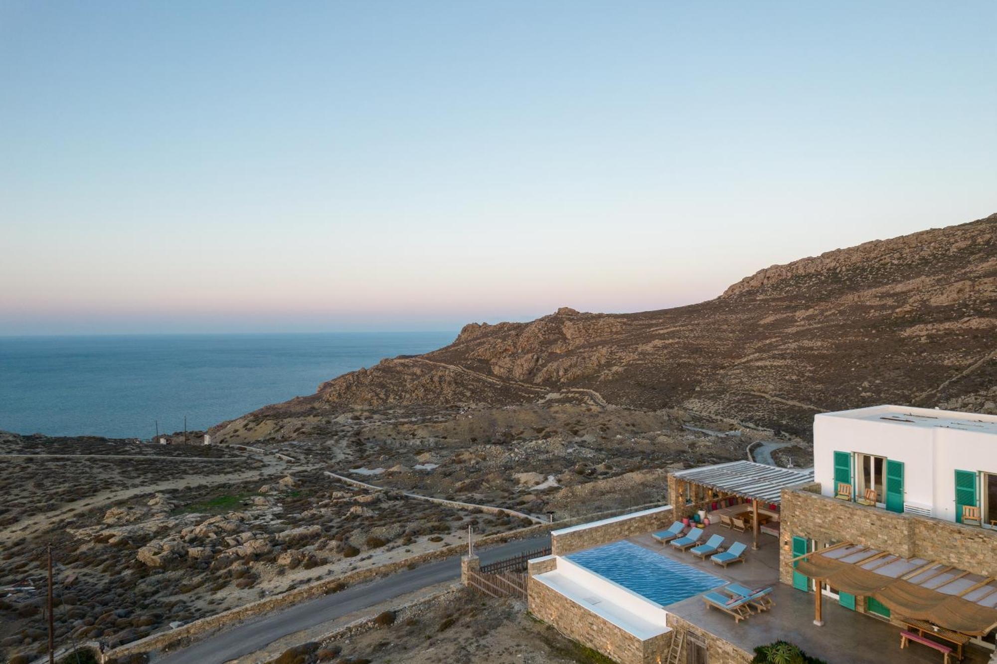 Villa Joy - Sunset Sea View Villa Mykonos Town Экстерьер фото