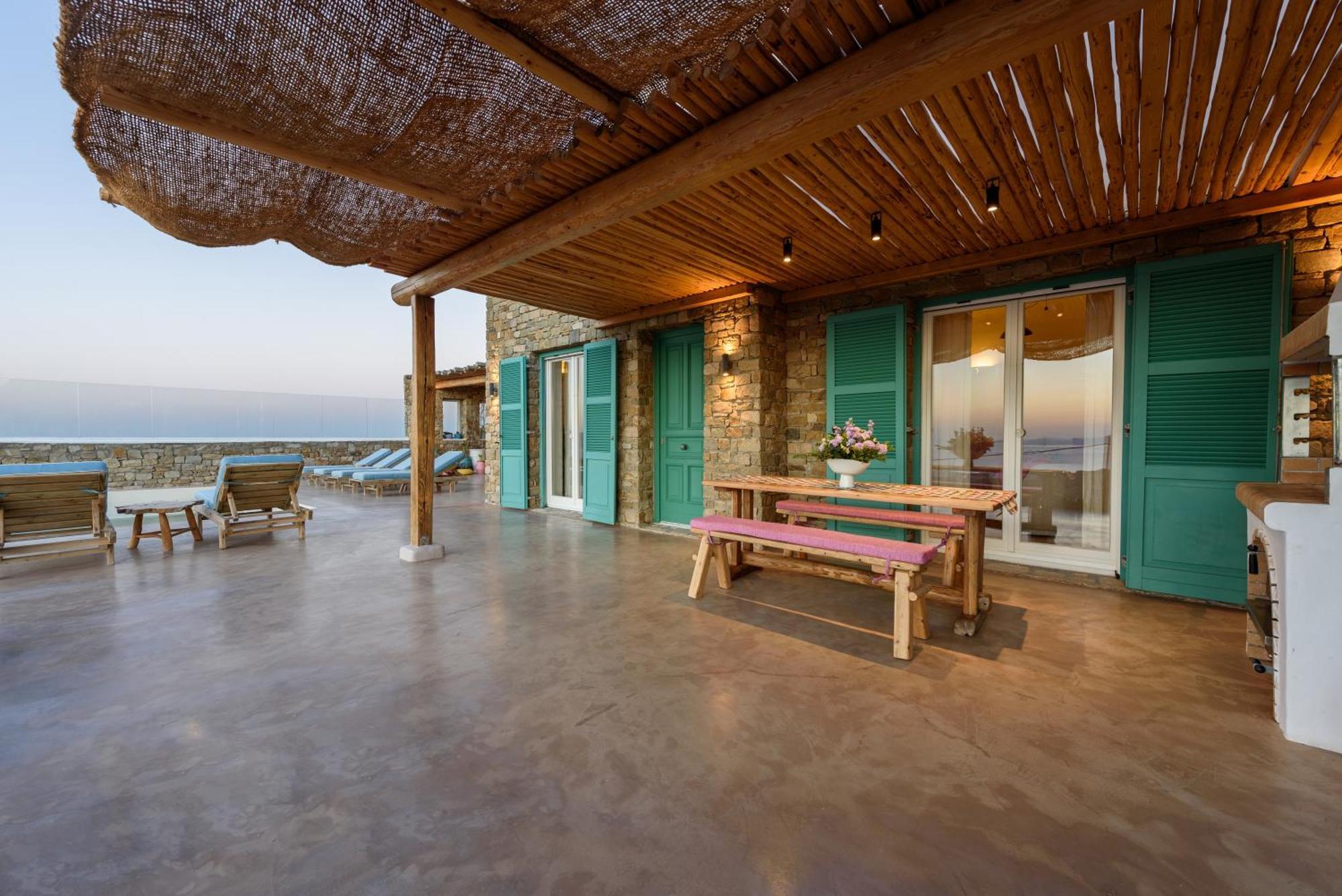 Villa Joy - Sunset Sea View Villa Mykonos Town Экстерьер фото