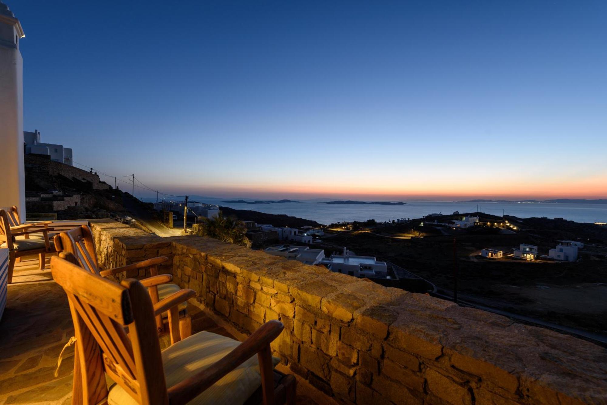 Villa Joy - Sunset Sea View Villa Mykonos Town Экстерьер фото